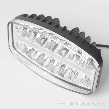 Oval led driving light with amber position light